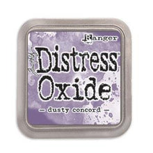 Load image into Gallery viewer, Tim Holtz - Distress Oxide Pad - Large. Create an aged look on papers, fibers, photos and more! This package contains one 2-1/4x2-1/4 inch ink pad. Comes in a variety of distressed colors. Each sold separately. Available at Embellish Away located in Bowmanville Ontario Canada. Dusty Concord
