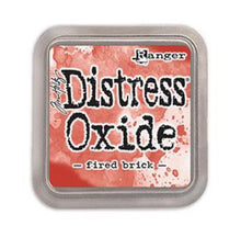 Load image into Gallery viewer, Tim Holtz - Distress Oxide Pad - Large. Create an aged look on papers, fibers, photos and more! This package contains one 2-1/4x2-1/4 inch ink pad. Comes in a variety of distressed colors. Each sold separately. Available at Embellish Away located in Bowmanville Ontario Canada. Fired Brick
