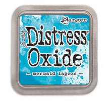 Load image into Gallery viewer, Tim Holtz - Distress Oxide Pad - Large. Create an aged look on papers, fibers, photos and more! This package contains one 2-1/4x2-1/4 inch ink pad. Comes in a variety of distressed colors. Each sold separately. Available at Embellish Away located in Bowmanville Ontario Canada. Mermaid Lagoon

