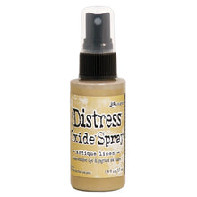 गैलरी व्यूवर में इमेज लोड करें, Tim Holtz - Distress Oxide Spray. Creates oxidized effects when sprayed with water. Use for quick and easy ink coverage on porous surfaces. Spray through stencils, layer colors, spritz with water and watch the color mix and blend.  Available at Embellish Away located in Bowmanville Ontario Canada. Antique Linen
