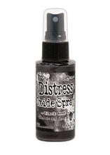 Charger l&#39;image dans la galerie, Tim Holtz - Distress Oxide Spray. Creates oxidized effects when sprayed with water. Use for quick and easy ink coverage on porous surfaces. Spray through stencils, layer colors, spritz with water and watch the color mix and blend.  Available at Embellish Away located in Bowmanville Ontario Canada. Black Soot
