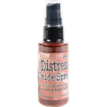 गैलरी व्यूवर में इमेज लोड करें, Tim Holtz - Distress Oxide Spray. Creates oxidized effects when sprayed with water. Use for quick and easy ink coverage on porous surfaces. Spray through stencils, layer colors, spritz with water and watch the color mix and blend.  Available at Embellish Away located in Bowmanville Ontario Canada. Crackling Campfire
