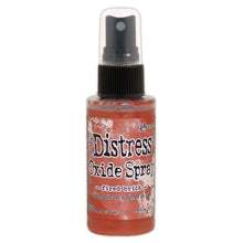 गैलरी व्यूवर में इमेज लोड करें, Tim Holtz - Distress Oxide Spray. Creates oxidized effects when sprayed with water. Use for quick and easy ink coverage on porous surfaces. Spray through stencils, layer colors, spritz with water and watch the color mix and blend.  Available at Embellish Away located in Bowmanville Ontario Canada. Fired Brick
