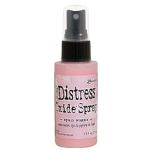 Load image into Gallery viewer, Tim Holtz - Distress Oxide Spray. Creates oxidized effects when sprayed with water. Use for quick and easy ink coverage on porous surfaces. Spray through stencils, layer colors, spritz with water and watch the color mix and blend.  Available at Embellish Away located in Bowmanville Ontario Canada. Spun Sugar
