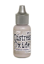 गैलरी व्यूवर में इमेज लोड करें, Tim Holtz-Ranger Distress Oxides Reinkers. This water-reactive dye and pigment ink fusion creates an oxidized effect when sprayed with water. Use to re-ink Distress Oxide Ink Pads (sold separately). Available at Embellish Away located in Bowmanville Ontario Canada. Pumice Stone
