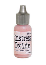 गैलरी व्यूवर में इमेज लोड करें, Tim Holtz-Ranger Distress Oxides Reinkers. This water-reactive dye and pigment ink fusion creates an oxidized effect when sprayed with water. Use to re-ink Distress Oxide Ink Pads (sold separately). Available at Embellish Away located in Bowmanville Ontario Canada. tattered Rose

