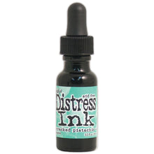 Cargar imagen en el visor de la galería, Tim Holtz - Distress  Reinker. Create an aged look on papers, fibers, photos and more! This package contains one 0.5oz bottle of distress ink. Acid free. Conforms to ASTM D4236. Comes in a variety of colors. Each sold separately. Available at Embellish Away located in Bowmanville Ontario. Cracked Pistachio.1
