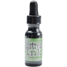 Load image into Gallery viewer, Tim Holtz - Distress  Reinker. Create an aged look on papers, fibers, photos and more! This package contains one 0.5oz bottle of distress ink. Acid free. Conforms to ASTM D4236. Comes in a variety of colors. Each sold separately. Available at Embellish Away located in Bowmanville Ontario. Mowed Lawn
