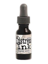 Load image into Gallery viewer, Tim Holtz - Distress  Reinker. Create an aged look on papers, fibers, photos and more! This package contains one 0.5oz bottle of distress ink. Acid free. Conforms to ASTM D4236. Comes in a variety of colors. Each sold separately. Available at Embellish Away located in Bowmanville Ontario. Pumice Stone

