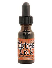 गैलरी व्यूवर में इमेज लोड करें, Tim Holtz - Distress  Reinker. Create an aged look on papers, fibers, photos and more! This package contains one 0.5oz bottle of distress ink. Acid free. Conforms to ASTM D4236. Comes in a variety of colors. Each sold separately. Available at Embellish Away located in Bowmanville Ontario. Spiced Marmalade
