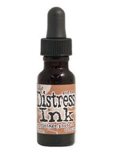 Load image into Gallery viewer, Tim Holtz - Distress  Reinker. Create an aged look on papers, fibers, photos and more! This package contains one 0.5oz bottle of distress ink. Acid free. Conforms to ASTM D4236. Comes in a variety of colors. Each sold separately. Available at Embellish Away located in Bowmanville Ontario. Vintage Photo

