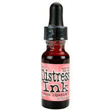 Load image into Gallery viewer, Tim Holtz - Distress  Reinker. Create an aged look on papers, fibers, photos and more! This package contains one 0.5oz bottle of distress ink. Acid free. Conforms to ASTM D4236. Comes in a variety of colors. Each sold separately. Available at Embellish Away located in Bowmanville Ontario. Worn Lipstick
