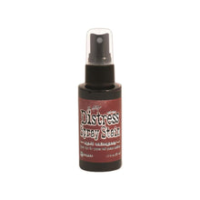 Load image into Gallery viewer, Tim Holtz - Distress Spray - Stain. Spray directly on porous surfaces a quick, easy ink coverage. Mist with water to blend color and get mottled effects. This package contains one 1.9oz. Comes in a variety of colors. Available at Embellish Away located in Bowmanville Ontario Canada. Aged Mahogany
