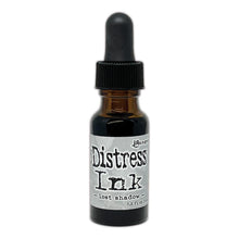 Load image into Gallery viewer, Tim Holtz - Distress  Reinker. Create an aged look on papers, fibers, photos and more! This package contains one 0.5oz bottle of distress ink. Acid free. Conforms to ASTM D4236. Comes in a variety of colors. Each sold separately. Available at Embellish Away located in Bowmanville Ontario. Lost Shadow
