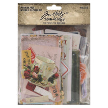Charger l&#39;image dans la galerie, Tim Holtz - Idea-Ology - Ephemera Pack - 136/Pkg - Palette. The Tim Holtz Ephemera Pack features a curated collection of vintage typography, letters, and nature-inspired designs. Available at Embellish Away located in Bowmanville Ontario Canada.
