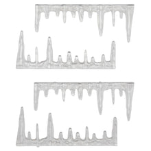Cargar imagen en el visor de la galería, Tim Holtz - Idea-Ology - 4/Pkg - Icicles. These sculpted icicle trims can be sprinkled with white glitter for an icy appearance then added to any handmade holiday project. Icicles measure 2-3/4 inches. Imported. Available at Embellish Away located in Bowmanville Ontario Canada.
