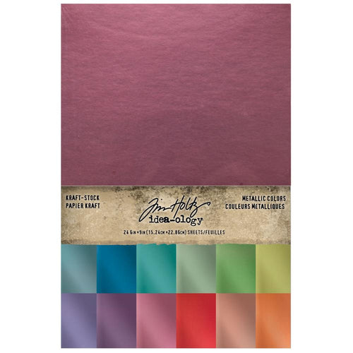 Tim Holtz - Idea-Ology - Kraft-Stock Stack Cardstock Pad 6