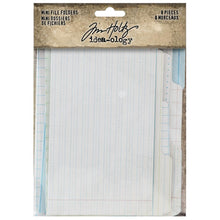 Load image into Gallery viewer, Tim Holtz - Idea-Ology - Mini File Folders - 8/Pkg. The Tim Holtz Mini File Folders are perfect for junk journals and mini books. Use as a card base or store your favorite paper elements in these notebook style Mini File Folder. Available at Embellish Away located in Bowmanville Ontario Canada.
