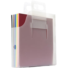 Cargar imagen en el visor de la galería, Totally-Tiffany - Paper Handler - 6&quot;x6&quot;. The smallest paper handler, this 6x6 version is a cute little powerhouse of organization. Holds hundreds sheets of paper. This package contains one 7.25x7.5x2.5 inch paper handler. Imported. Available at Embellish Away located in Bowmanville Ontario Canada.
