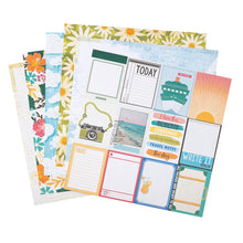 Load image into Gallery viewer, American Crafts - Vicki Boutin - Double-Sided Paper Pad 12&quot;X12&quot; - 48/Pkg - Where To Next. Available at Embellish Away located in Bowmanville Ontario Canada.
