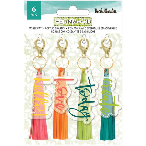 Vicki Boutin - Fernwood Tassels - 4/Pkg. Available at Embellish Away located in Bowmanville Ontario Canada.