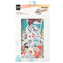 Load image into Gallery viewer, Vicki Boutin - Paperie Pack - 200/Pkg - Where To Next - Ephemera, Journaling Spots &amp; Washi.
