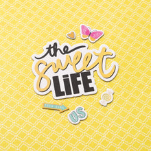 Load image into Gallery viewer, American Crafts - Vicki Boutin - Sweet Rush - Thickers Stickers - 107/Pkg - The Sweet Life Phrase &amp; Icon/Chipboard. Available at Embellish Away located in Bowmanville Ontario Canada.
