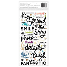 Load image into Gallery viewer, Vicki Boutin - Thicker Stickers - 128/Pkg - Print Shop - Perfect Day Phrase &amp; Accent/Puffy. Available at Embellish Away located in Bowmanville Ontario Canada.

