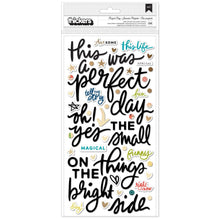 Charger l&#39;image dans la galerie, Vicki Boutin - Thicker Stickers - 128/Pkg - Print Shop - Perfect Day Phrase &amp; Accent/Puffy. Available at Embellish Away located in Bowmanville Ontario Canada.
