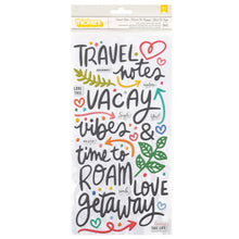 Charger l&#39;image dans la galerie, Vicki Boutin - Thickers Stickers - 160/Pkg - Where To Next - Travel Notes Phrase/Puffy. Available at Embellish Away located in Bowmanville Ontario Canada.
