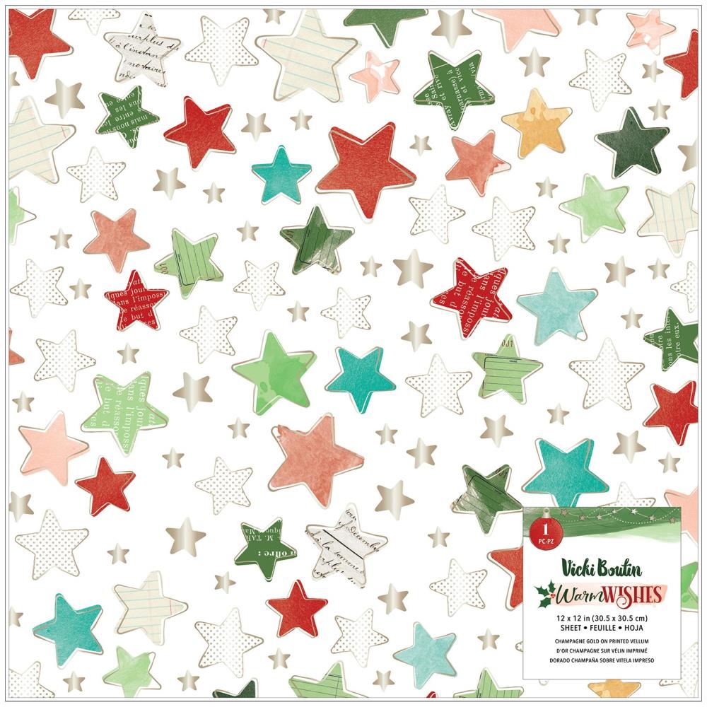 American Crafts - Vicki Boutin - Warm Wishes - Specialty Paper 12