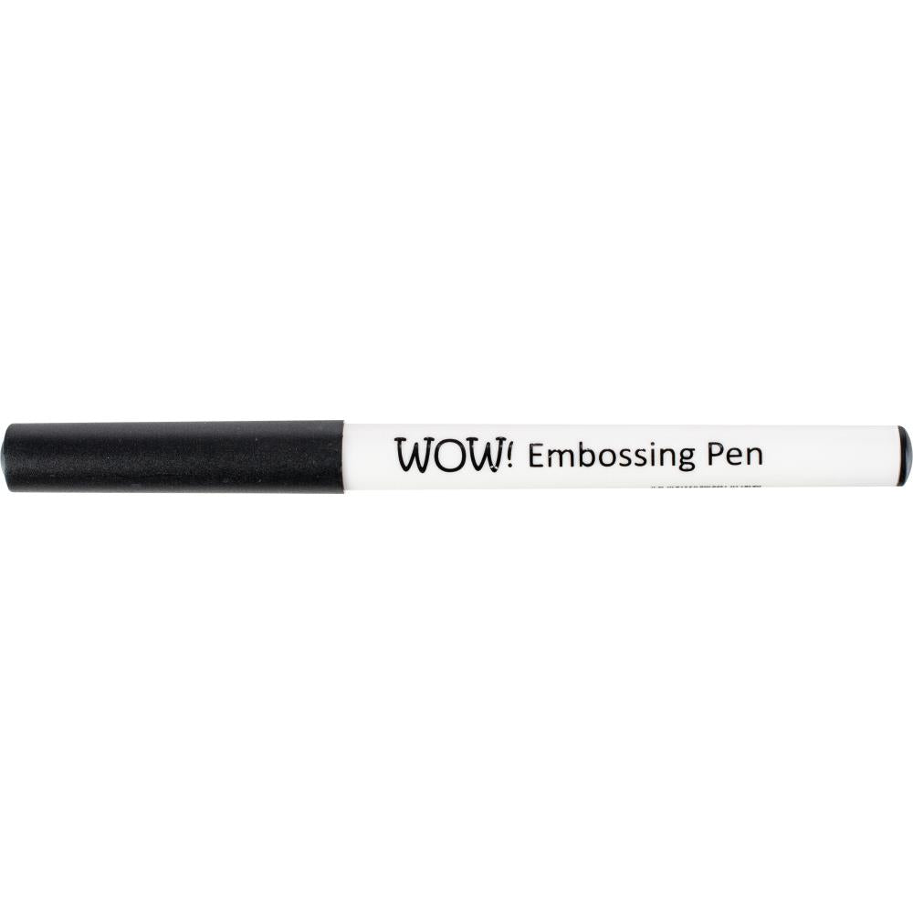 WOW! - Embossing Pen - Clear. WOW EMBOSSING POWDER: WOW! Embossing Pen. Add a personal, embossed touch to your stamping project. This clear embossing pen will allow you the freedom to add freehand designs or words to any project. This package contains one clear embossing pen. Acid free. Imported. Available at Embellish Away located in Bowmanville Ontario Canada.