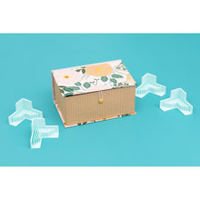 Load image into Gallery viewer, We R Memory - Corner Guides - 4/Pkg. Great for boxes, book covers, dioramas, and more! Holds corners tightly while adhesive sets. Works with 3mm, 2mm, 1.5mm, and 1mm wide chipboard. Imported. Available at Embellish Away located in Bowmanville Ontario Canada.
