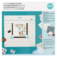 Cargar imagen en el visor de la galería, We R Memory Keepers - All-In-One Magnetic Platform. The All-In-One Magnetic Platform is perfect for stenciling, aligning, embossing, and cutting. One side is an easy-clean work surface. Available at Embellish Away located in Bowmanville Ontario Canada.
