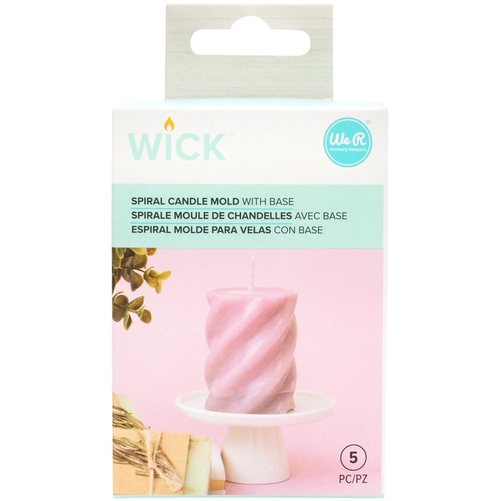We R Memory Keepers - Wick Plastic Mold - Spiral. Let your light shine with the Wick Candle Maker from We R Memory Keepers! Create custom candles with beautiful molds. Available at Embellish Away located in Bowmanville Ontario Canada.