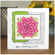 Load image into Gallery viewer, Woodware - Clear Singles Stamp - Blossom - 4 in x 4 in Stamp. Clear stamp designed by Francoise Read. A large floral stamp. Available at Embellish Away located in Bowmanville Ontario Canada. Card example by Brand Ambassador.

