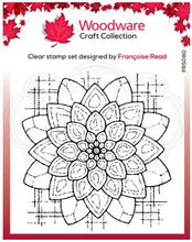 Load image into Gallery viewer, Woodware - Clear Singles Stamp - Blossom - 4 in x 4 in Stamp. Clear stamp designed by Francoise Read. A large floral stamp. Available at Embellish Away located in Bowmanville Ontario Canada.
