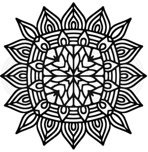 Woodware - Stencil - Aztec Mandala - 6.8 in x 6.8 in. Designed by Francoise Read. Create stunning designs onto craft projects with this beautiful stencil. Great for scrapbooking, cardmaking, home decor projects and more. Use the complete design or sections to add an interesting effects. Available at Embellish Away located in Bowmanville Ontario Canada,