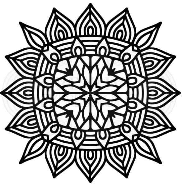 Woodware - Stencil - Aztec Mandala - 6.8 in x 6.8 in. Designed by Francoise Read. Create stunning designs onto craft projects with this beautiful stencil. Great for scrapbooking, cardmaking, home decor projects and more. Use the complete design or sections to add an interesting effects. Available at Embellish Away located in Bowmanville Ontario Canada,