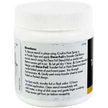 Load image into Gallery viewer, Deco Foil - Transfer Gel DUO 4Fl Oz. - White. This transfer gel dries white. For use with colored cardstock. This package contains 4oz of transfer gel. Imported. Made in USA. Available at Embellish Away located in Bowmanville Ontario Canada.
