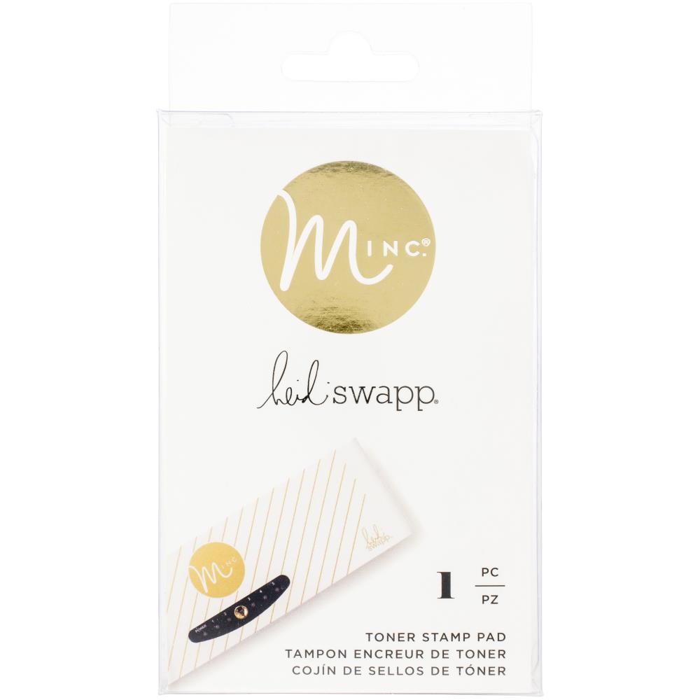 Minc your favorite stamp shapes with the help of this Minc stamp pad! Use it with the Minc Stamp Ink and your favorite stamps to add foil details to scrapbooks, cards, journals, planners, and so much more. This 2.75x4.375x.625 inch package includes one stamp pad holder. Available at Embellish Away located in Bowmanville Ontario Canada.