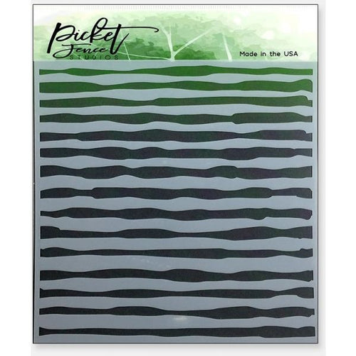 Perfect for card making, scrapbooking and home decor DIY projects. Use with ink, mists, paints or other similar applications for your own unique design. This package contains one 6x6 inch stencil. Design: Watercolor Brush Strokes. Made in USA. Available at Embellish Away located in Bowmanville Ontario Canada.